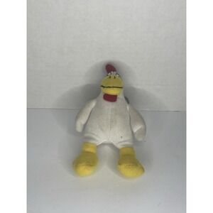 Gold 'N Plump Rooster Chicken Plush Stuffed Animal Toy Keychain Limited 2003
